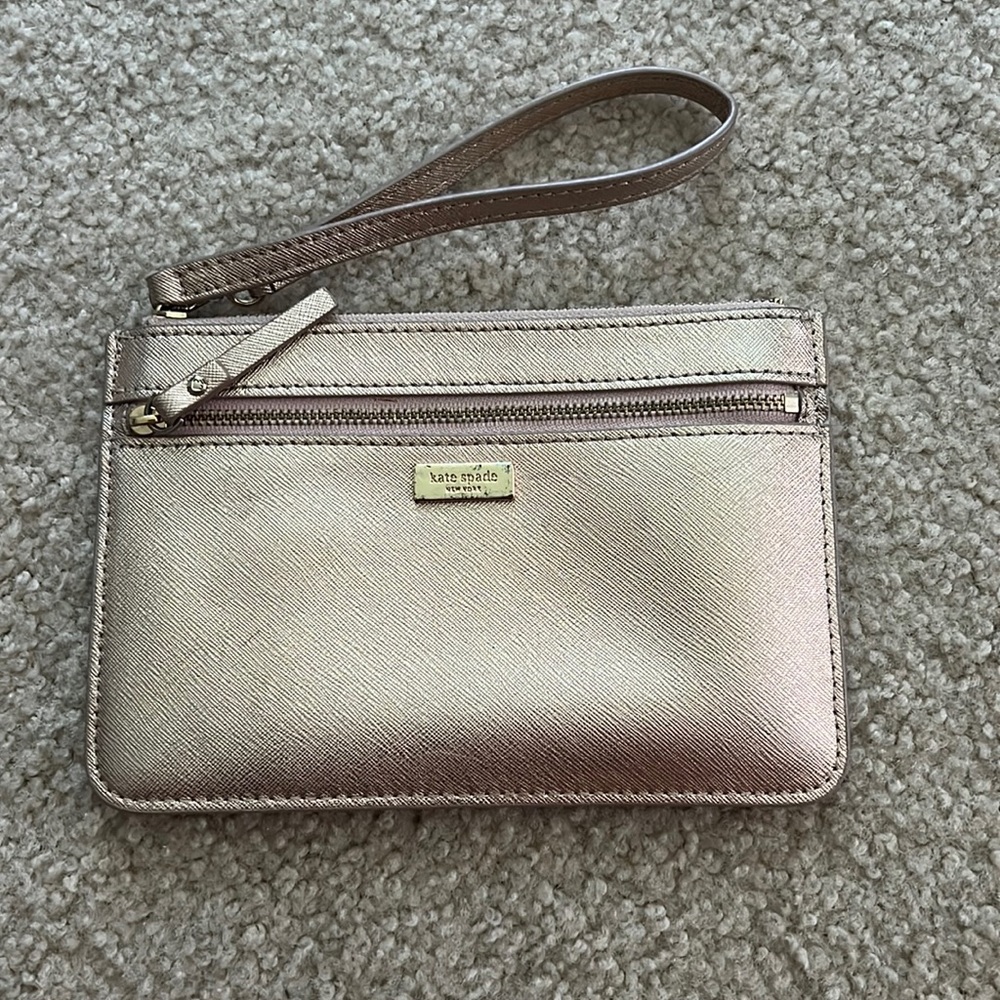 Kate Spade Rose Gold Wristlet